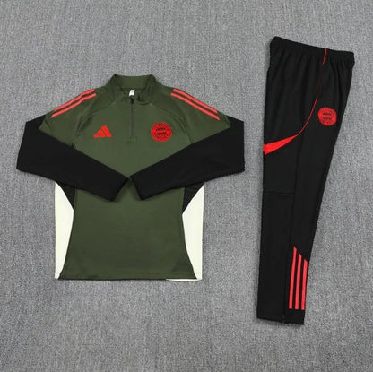 Survêtement zippé 1/4 Bayern Munich 2024/2025 Noir