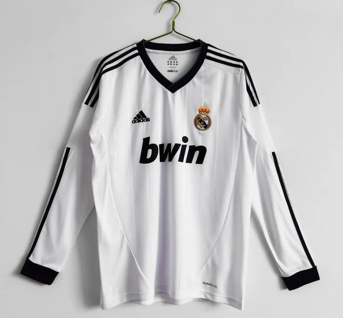 Real Madrid 2012/2013 Home Retro Long Sleeve