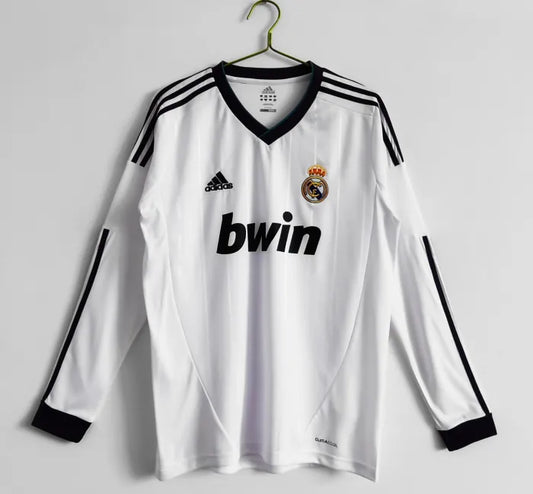 Real Madrid 2012/2013 Home Retro Long Sleeve