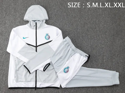 Al-Nassr FC 2023/2024 Hooded Tracksuit White