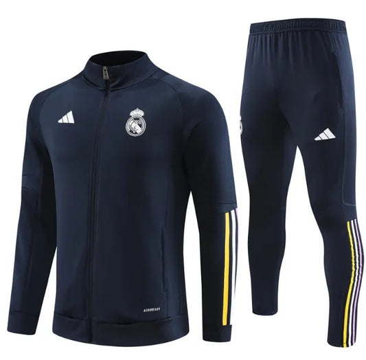 Real Madrid 2023/2024 Jacket Tracksuit Black