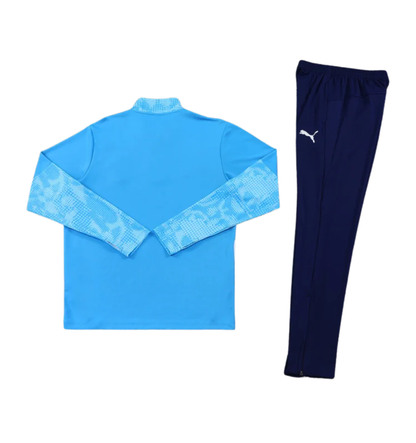 Manchester City 2025/2026 1/4 Zipper Tracksuit Blue