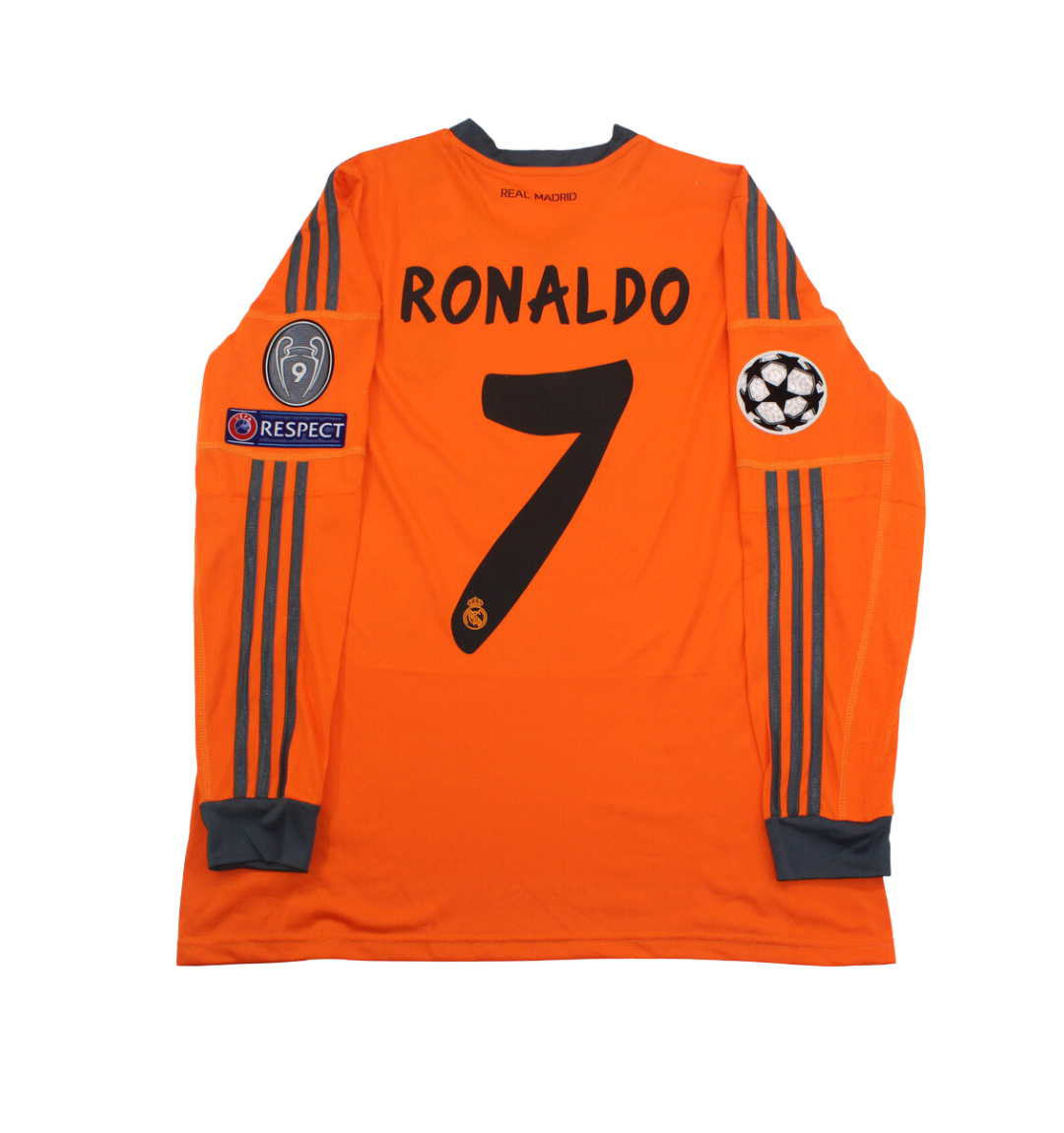 Maillot rétro à manches longues domicile Real Madrid 2013/2014
