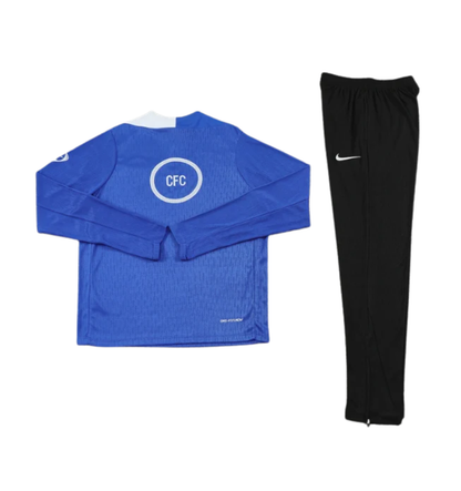 Chelsea 2025/2026 1/4 Zipper Tracksuit Blue