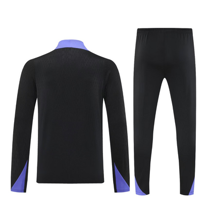 Survêtement Barcelone 2024/2025 1/4 Zip Noir