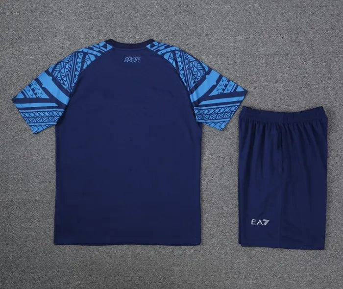 Napoli 2023/2024 Short Sleeve/Shorts Tracksuit Blue