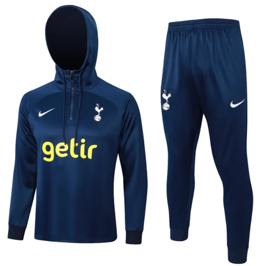 Tottenham Hotspur 2023/2024 Hooded Tracksuit Blue