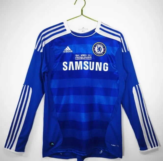 Chelsea 2011/2012 Home Retro Long Sleeve Champions League Final Version