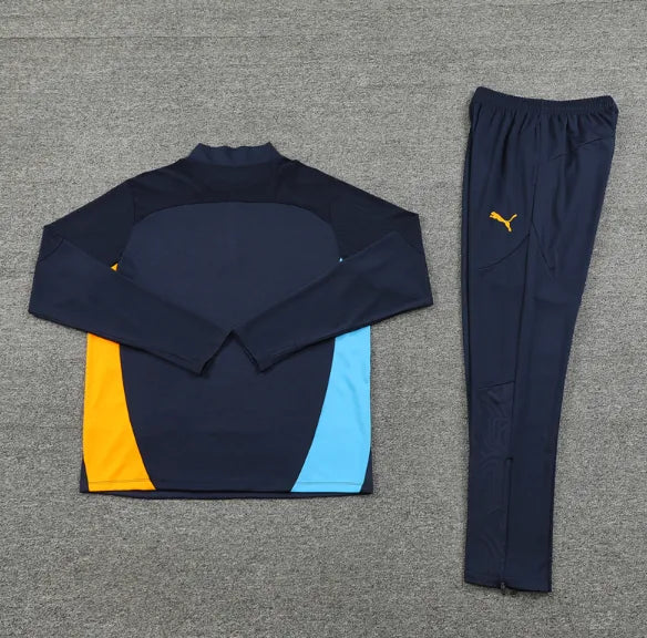 Marseille 2024/2025 Hooded Tracksuit Yellow