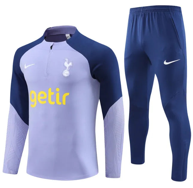 Tottenham Hotspur 2023/2024 1/4 Zipper Tracksuit Purple