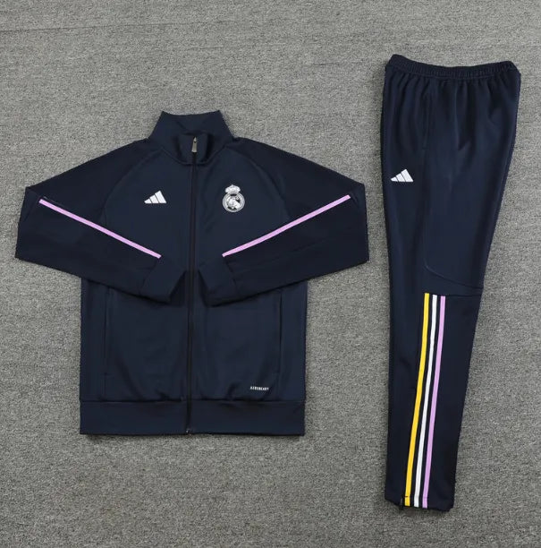 Real Madrid 2023/2024 Jacket Tracksuit Black