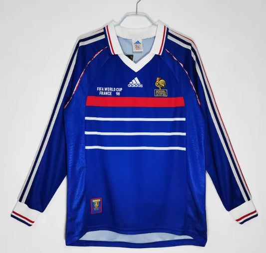 France 1998 Home Retro Long Sleeve