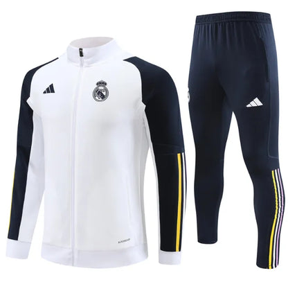 Real Madrid 2023/2024 Jacket Tracksuit White