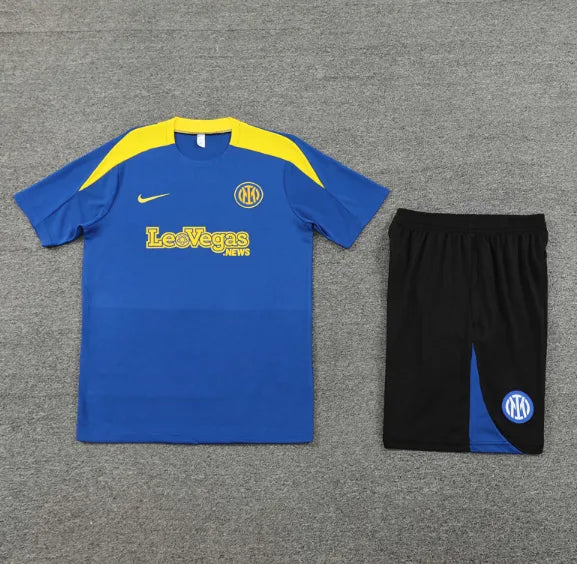 Inter Milan 2024/2025 Short Sleeve/Shorts Tracksuit Blue