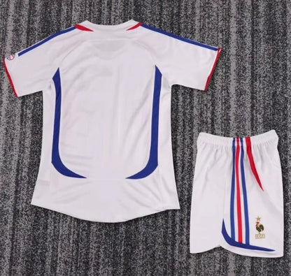 France 2006 Away Retro Set Kids