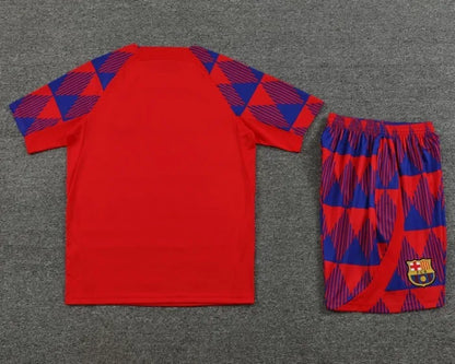 Barcelona 2023/2024 Short Sleeve/Shorts Tracksuit Red