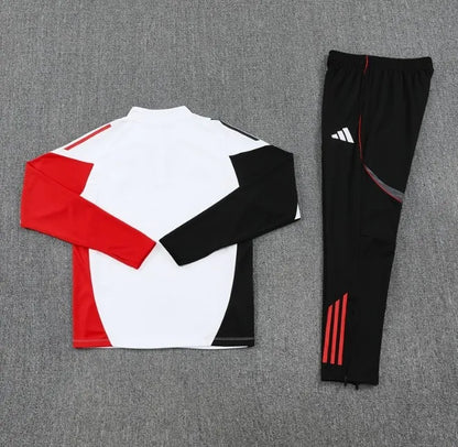 Survêtement zippé 1/4 AFC Ajax 2023/2024 Bleu