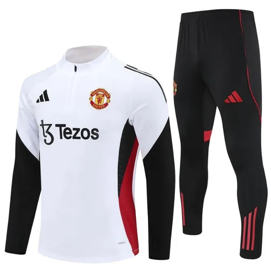 Survêtement zippé 1/4 Manchester United 2024/2025 Vert