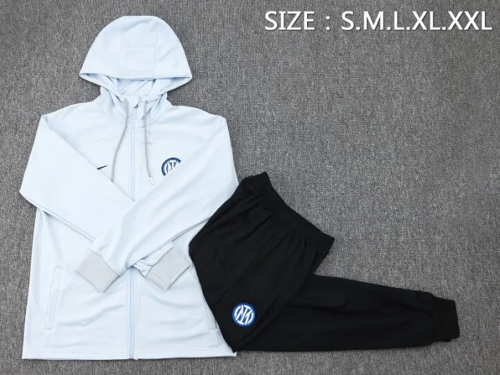 Inter Milan 2023/2024 Hooded Tracksuit White