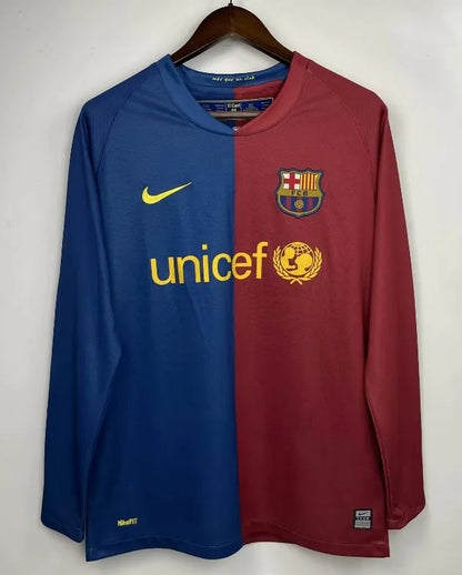 Barcelona 2008/2009 Home Retro Long Sleeve