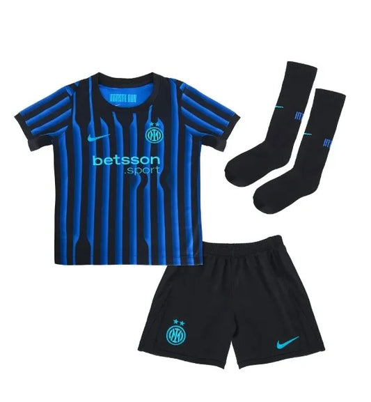 Inter Mailand 2024/2025 Heimset (Erwachsene und Kinder)