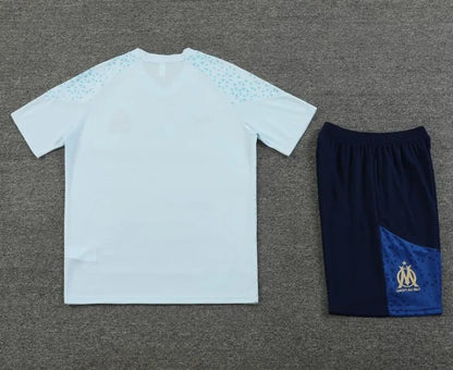 Marseille 2024/2025 Short Sleeve/Shorts Tracksuit White