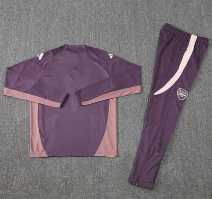 Arsenal 2024/2025 1/4 Zipper Tracksuit Purple