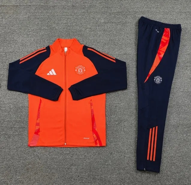 Manchester United 2024/2025 Jacket Tracksuit Orange