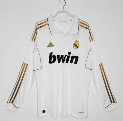 Real Madrid 2011/2012 Home Retro Long Sleeve