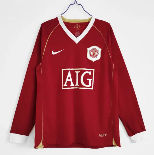 Manchester United 2006/2007 Home Retro Long Sleeve