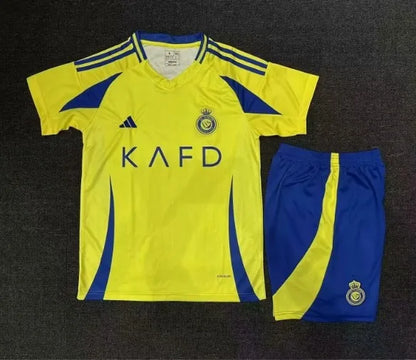 Al-Nassr FC 2024/2025 Home Set (Adults and Kids)