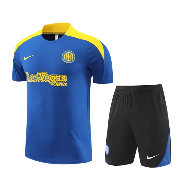 Inter Milan 2024/2025 Short Sleeve/Shorts Tracksuit Blue