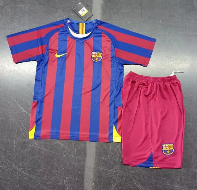 Barcelona 2005/2006 Home Retro Set Kids