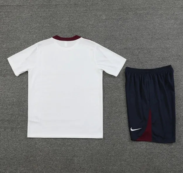 England 2024 Short Sleeve/Shorts Tracksuit White