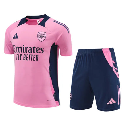 Arsenal 2024/2025 Short Sleeve/Shorts Tracksuit Pink