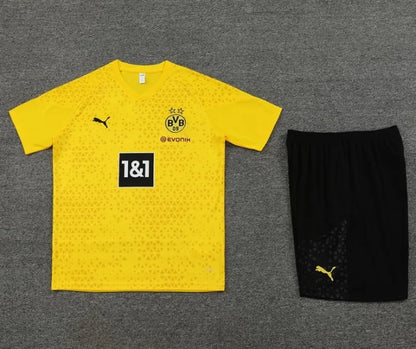 Dortmund 2023/2024 Short Sleeve/Shorts Tracksuit Yellow