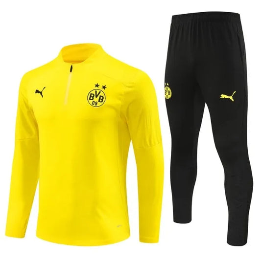 Dortmund 2024/2025 1/4 Zipper Tracksuit Yellow