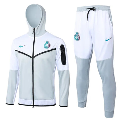 Al-Nassr FC 2023/2024 Hooded Tracksuit White