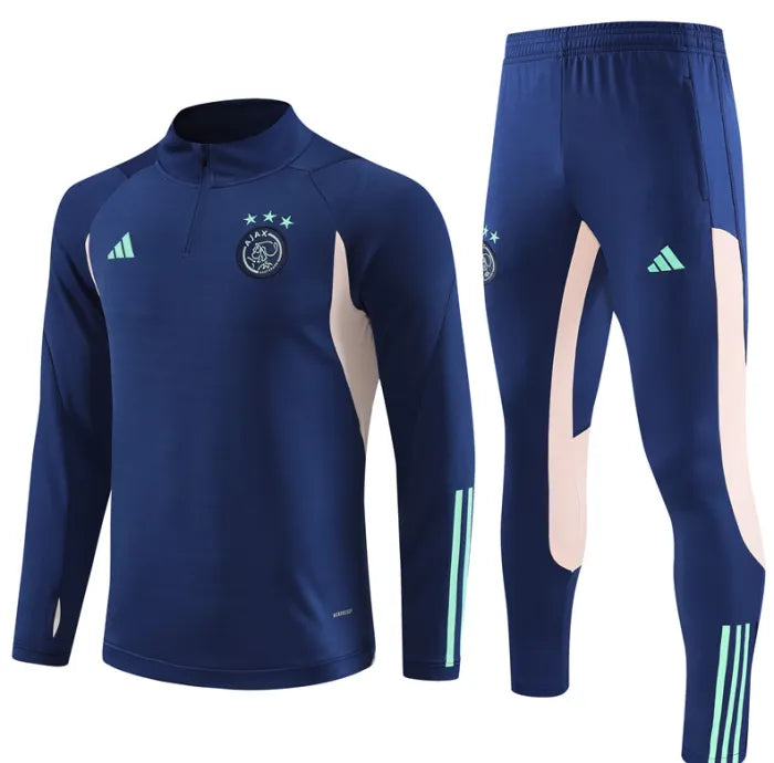 AFC Ajax 2023/2024 1/4 Zipper Tracksuit Blue