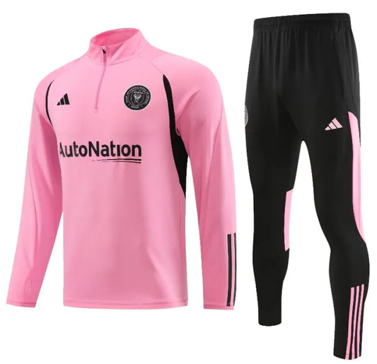 Inter Miami 2023 1/4 Zipper Tracksuit Pink