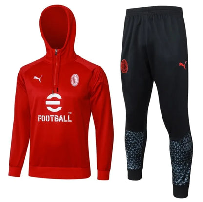 AC Milan 2023/2024 Hooded Tracksuit Red