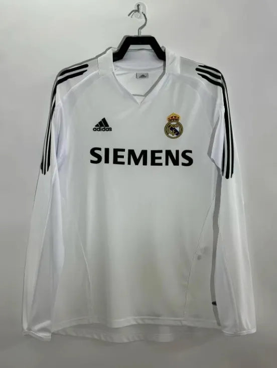 Real Madrid 2005/2006 Home Retro Long Sleeve