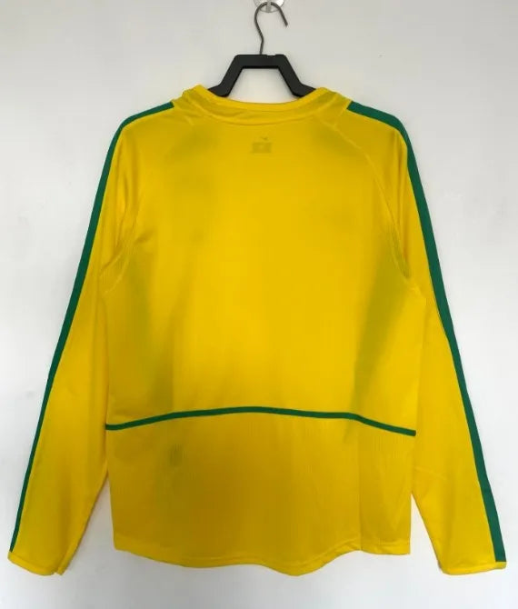 Brazil 2002 Home Retro Long Sleeve