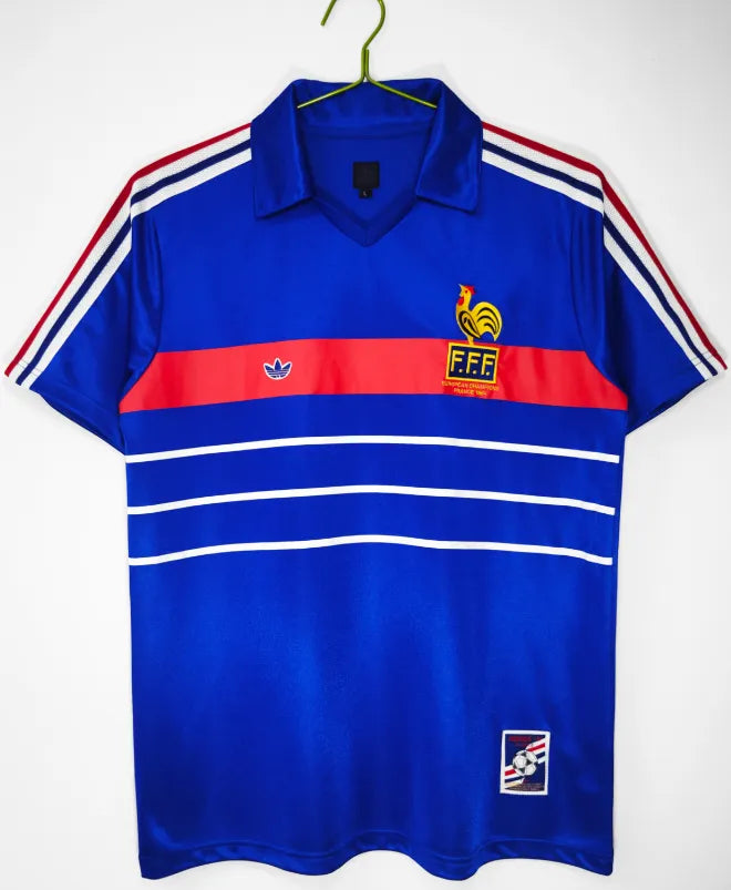 Frankreich 1984 Heimtrikot Retro