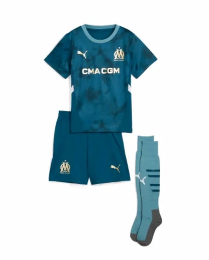 Marseille 2024/2025 Away Set (Adults and Kids)