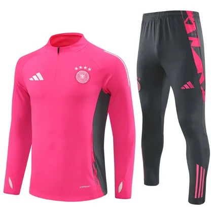 Germany 2024 1/4 Zipper Tracksuit Pink