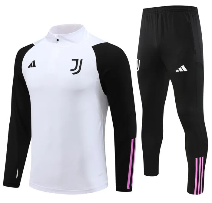 Juventus 2023/2024 1/4 Zipper Tracksuit White