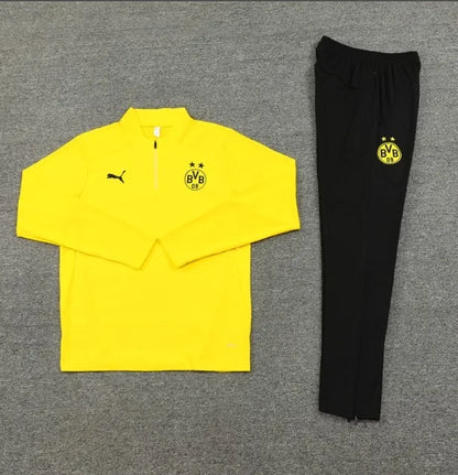 Dortmund 2024/2025 1/4 Zipper Tracksuit Yellow