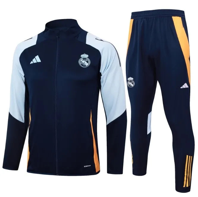 Real Madrid 2024/2025 Jacket Tracksuit Light Blue