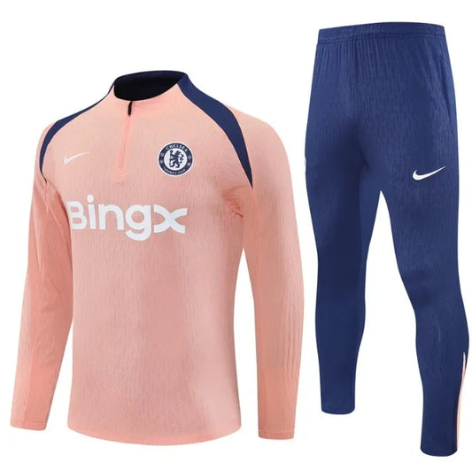 Chelsea 2024/2025 1/4 Reißverschluss Trainingsanzug Blau